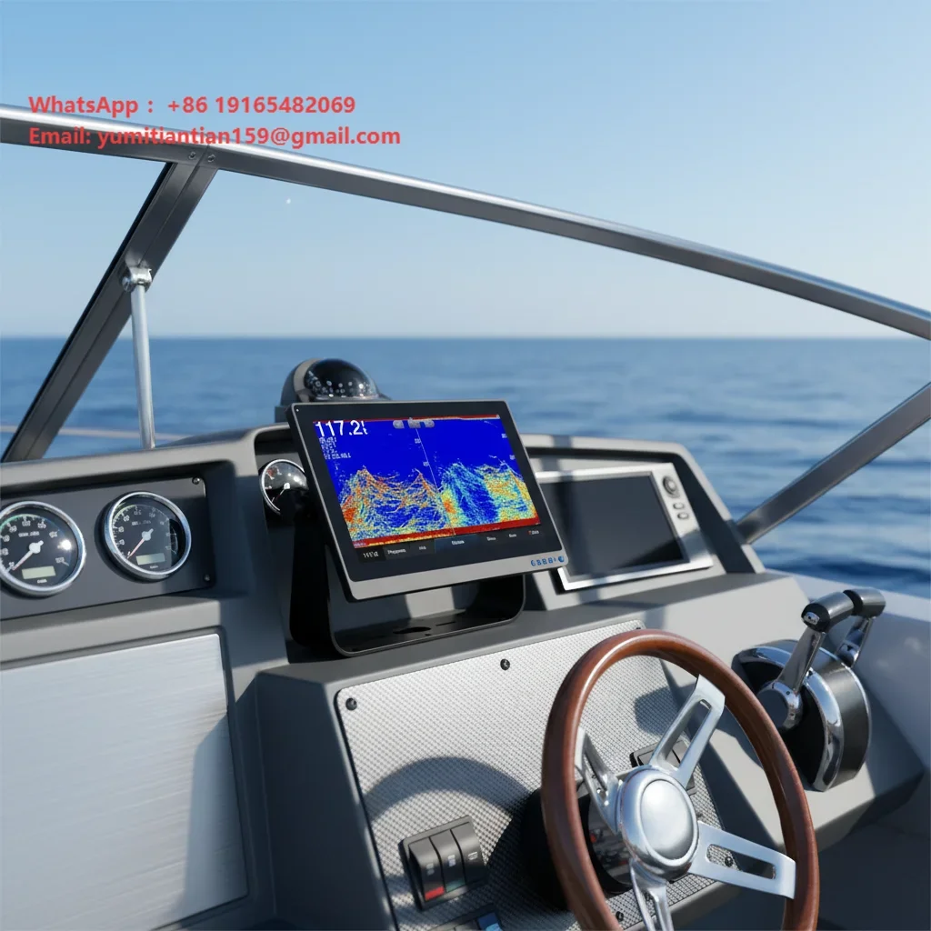 15.6 18.5 Inch Marine LCD Monitor Fishing Boat Capacitive Touch Screen Outdoor 1500 Nits Ip67 Waterproof Monitor with Anti-Glare