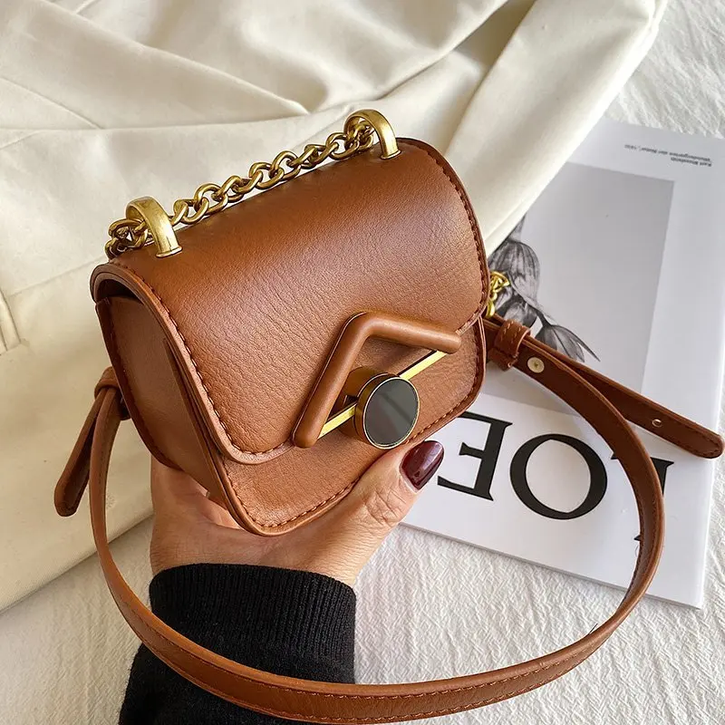 Mini Crossbody Bags For Women High Quality Bags Luxury Chain Shoulder Coin Mini Purse Cute Small Square Box Lipstick Bag Ladies