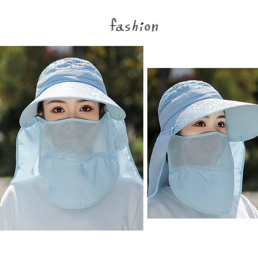 

Large Rim Cool Hat Wide Brim Block Creative Face Cover Fashion Sunbonnet Accessories