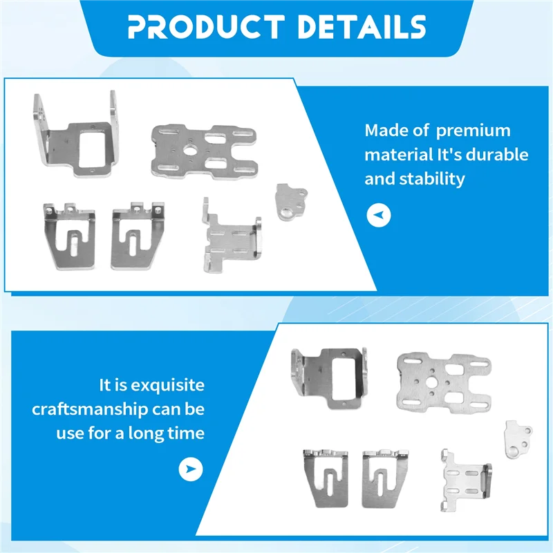 

ABJL-Aluminum Alloy Camera Stand For FPV Drone Gimbal Bracket 22-28Mm Hole Spacing Light-Weight For FPV Head Tracker& 2Servos