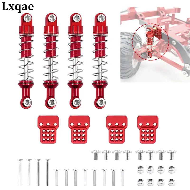 Metal Shock Absorber Oil Damper With Extended Seat Upgrade Parts For MN D90 MN-90 MN99S & WPL C14 C24 C34 RC Car Spare Parts