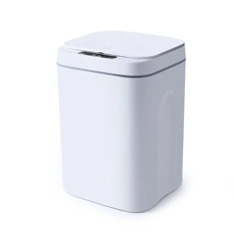 Smart sensor automatic trash can household kitchen bathroom bedroom toilet trash can plastic dustbin