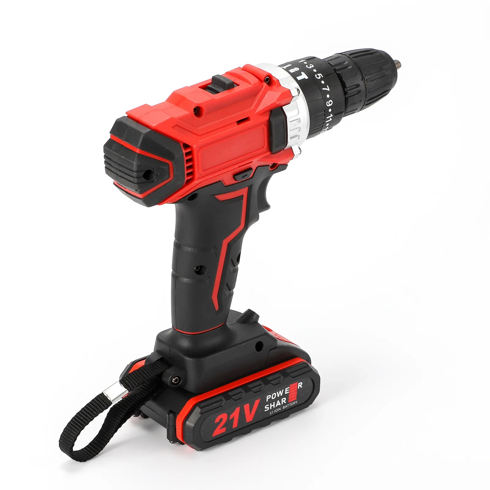 21V Electric Cordless Screwdriver 2 Functions Wireless Impact Drill Mini Lithium Battery Charging Hand DIY Electric Power Tools