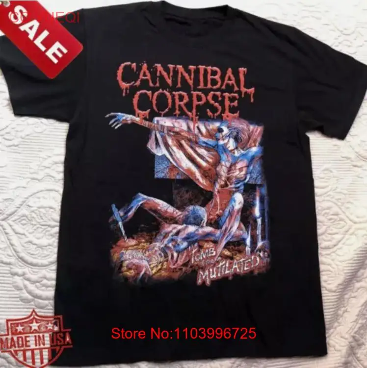 New Cannibal Corpse Tomb Of The Mutilated Cotton Unisex All Size Shirt