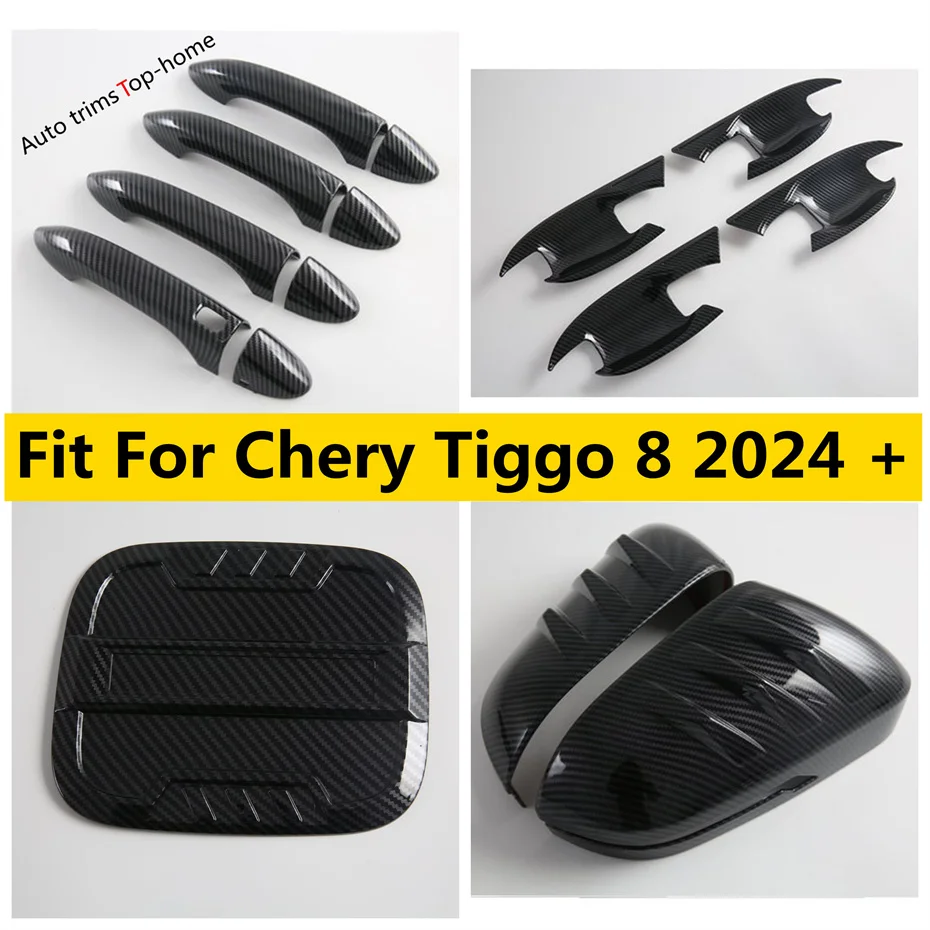 

Side Door Handle/Front Hood Lid/Rearview Mirror Frame/Door Handle Bowl Cover Trims Fit For Chery Tiggo 8 2024 2025 Accessories