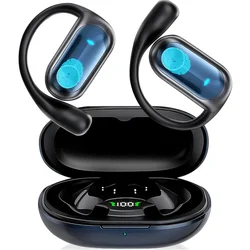 True Wireless Bluetooth Headphones Sports Earphone TWS Waterproof Headset LCD Power Display Noise Reduction Earbuds With Mic