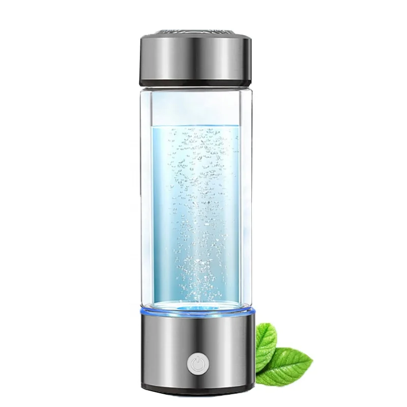 450Ml Nano Flask Healthy Electrolysis Portable Alkaline Hydrogen Generator Water Bottle,Drinking