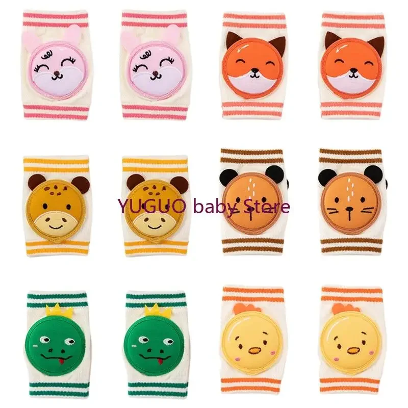 

Наколенники для младенцев, мягкие дышащие хлопковые и спандексовые гетры, противоскользящая конструкция для безопасного комфорт