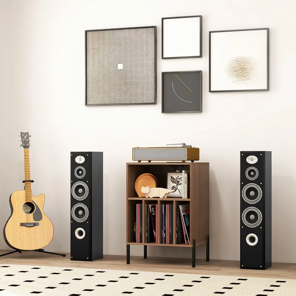 Supporto per giradischi con stazione di ricarica 5 scomparti portaoggetti Kit anti-inceppamento