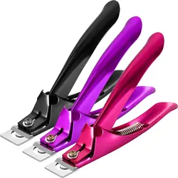 14 Designs Professional Acrylic False Nail Clippers for Acrylic Nails Nail Tip 1Pcs Stainless Steel Nails Trimmer Manicure Tools
