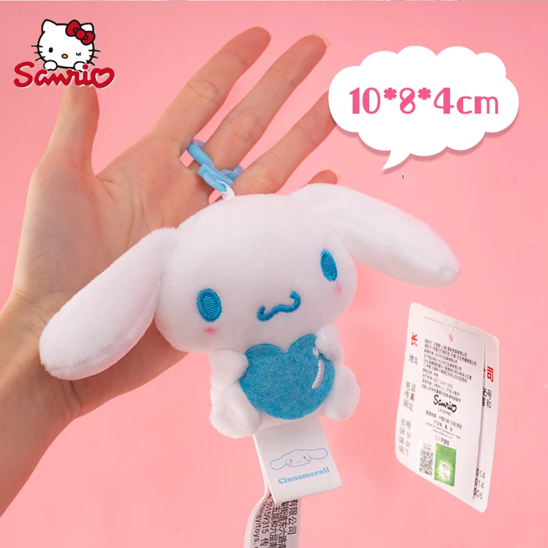 Sanrio Hello Kitty Kuromi Melody Cinnamoroll Doll keyring Plush Toy Backpack Pendant Children\'s Toy Birthday Present