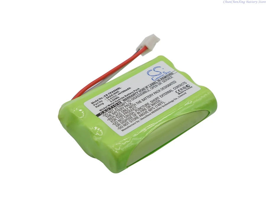 

3.6V 700mAh Speaker Battery 3AAA-HHC for TDK Life On Record A08, Trek Max +TOOL