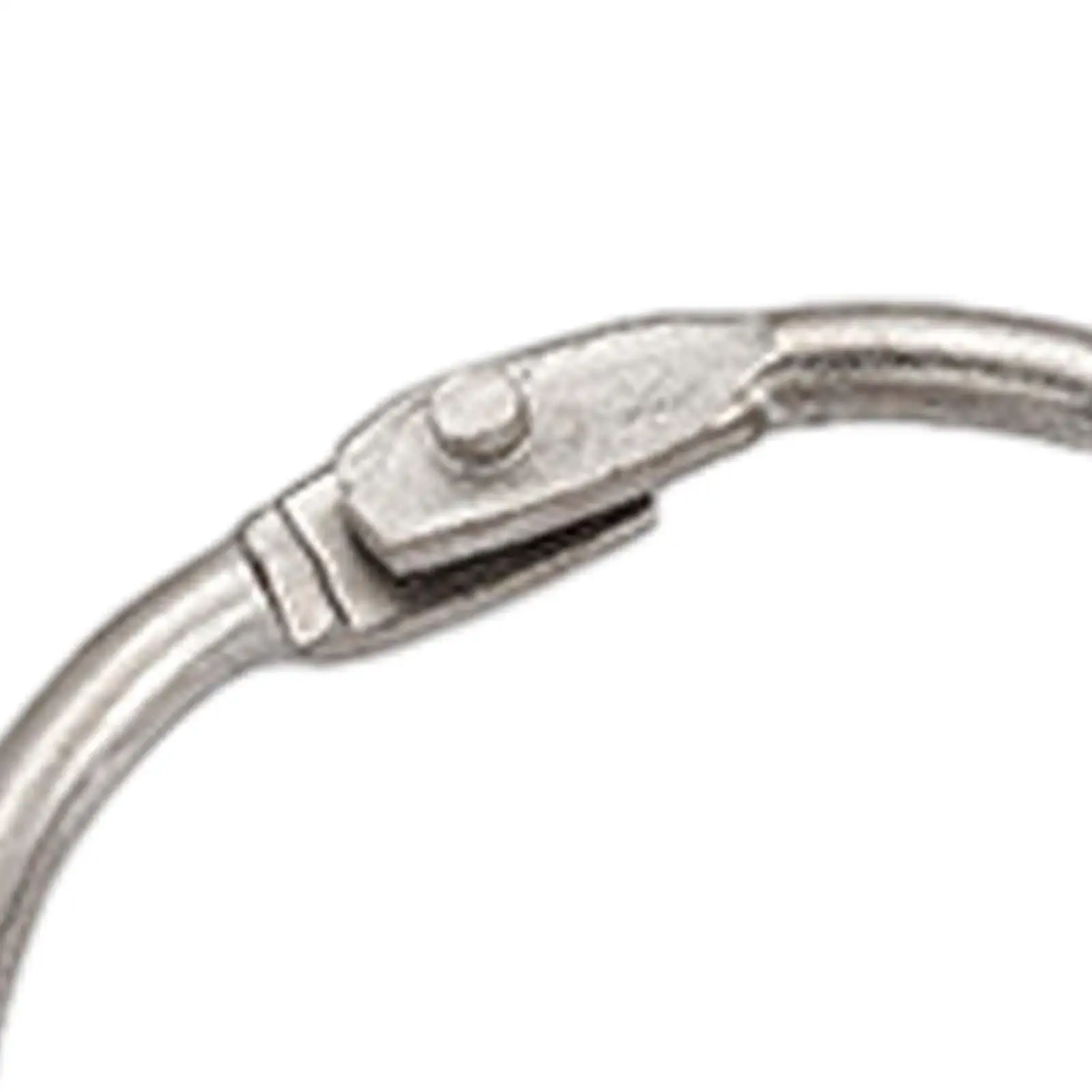 12x Binder Rings Metal Book Rings School Drape Rings Loops Keychain Key Rings