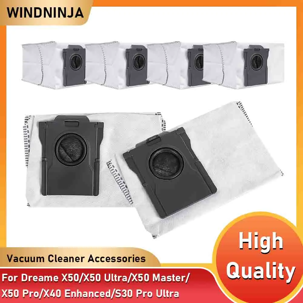 Staubbeutel-Zubehör für Dreame X50/X50 Ultra/X50 Master/X50 Pro/X40 Enhanced/S30 Pro Ultra/X40 Pro Ultra/X40 Pro Roboterstaubsauger
