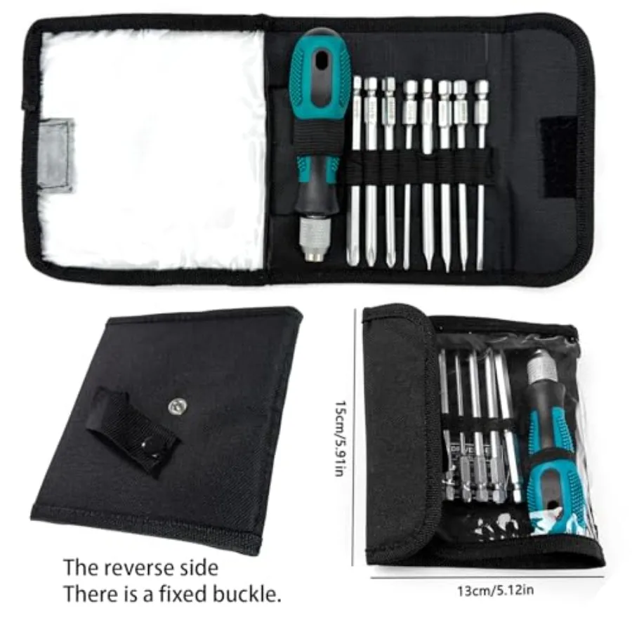 ไขควง 8 อิน 1 ชุดไขควงมืออาชีพอเนกประสงค์พร้อมหัวไขควงที่มีความแม่นยำสำหรับการซ่อมแซมบ้าน การบำรุงรักษาอุปกรณ์อิเล็กทรอนิกส์และ