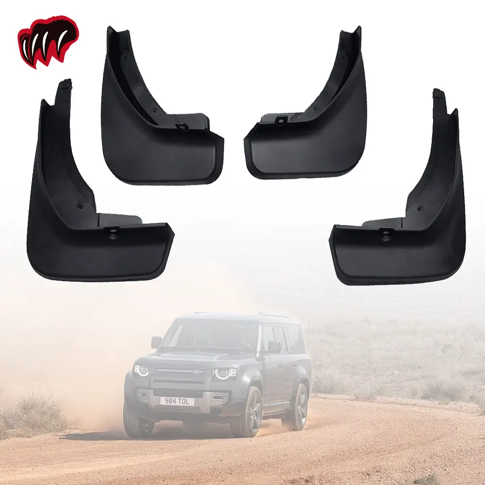 

Car Tire Mud Flaps For Land Rover Defender Short-wheel-base 3box 2020-202 Custom Fit Tire Splash Guard Front&Rear Wheel Mud Flap