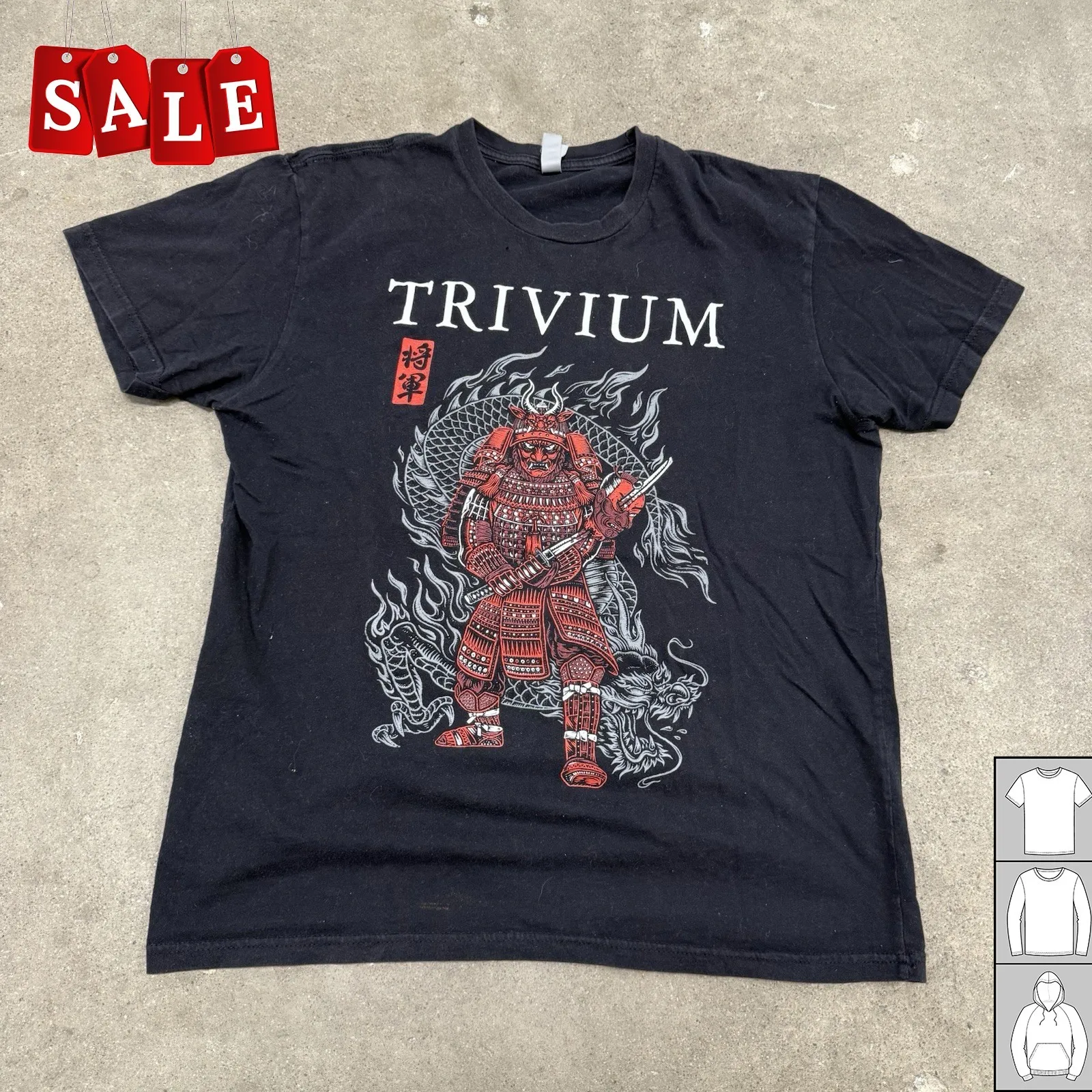 Nuevo regalo Trivium Trivium Samurai para fanáticos, camisa unisex S-5XL AL81