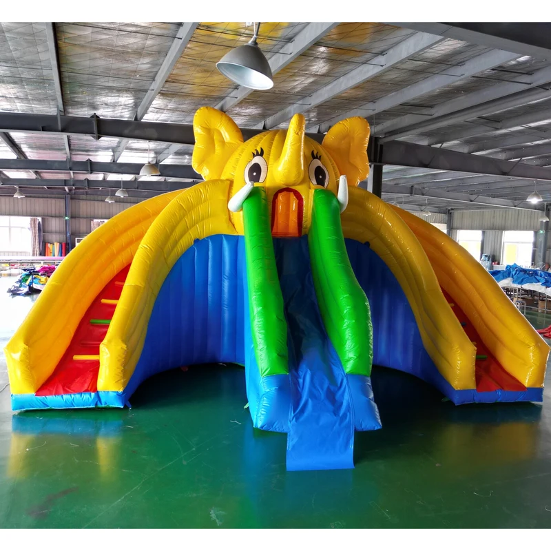 Inflatable Water Slide Elephant Theme PVC Mesh Cloth High Quality Inflatable Water Games Sports For Kids