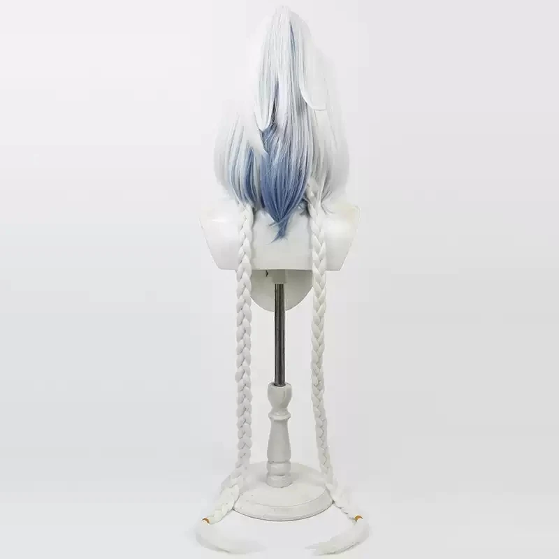 Game Genshin Impact Mualani Cosplay Pruik Vrouwen Schattig Wit Lang Hittebestendig Synthetisch Haar Halloween Carnavalsfeest Rollenspel