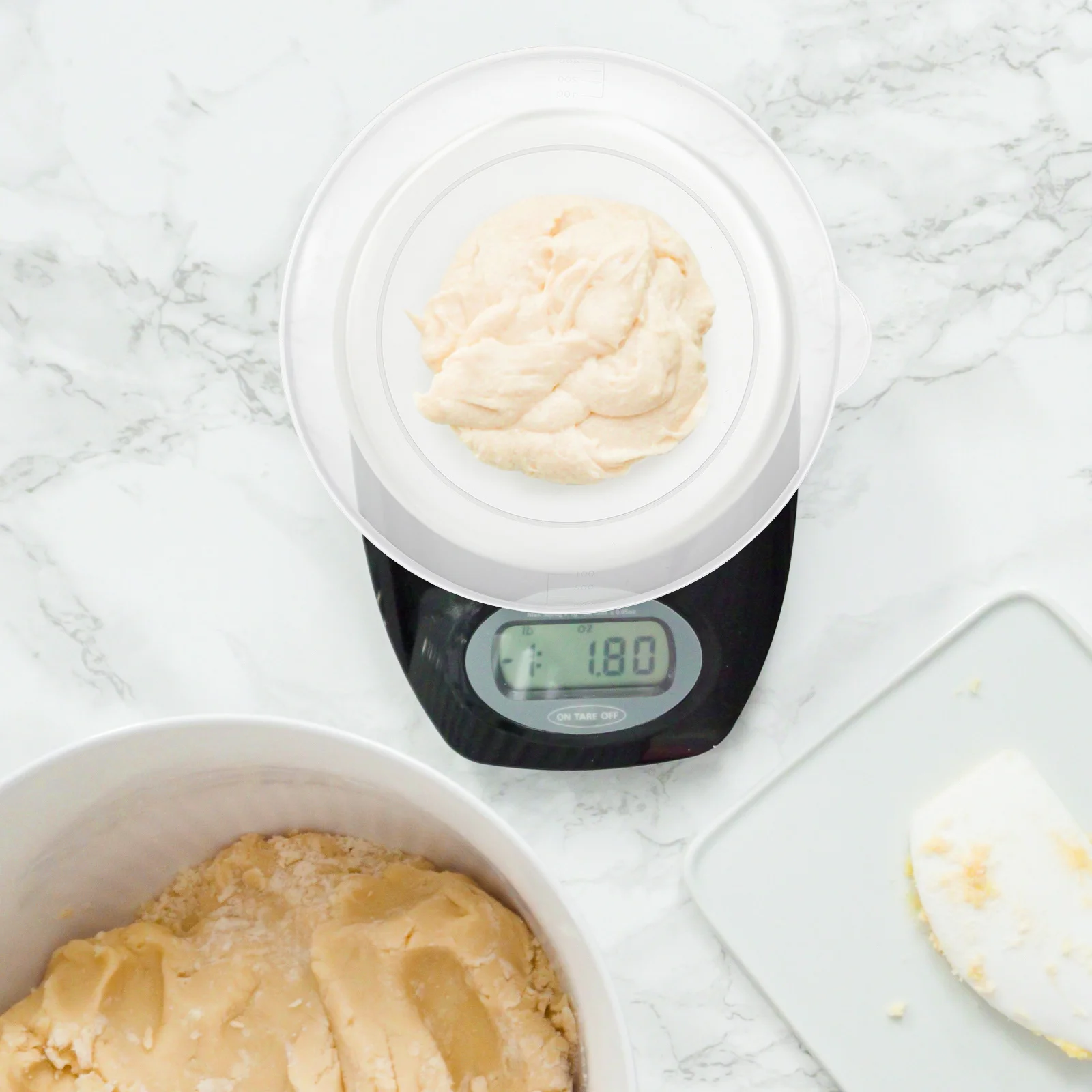 Kitchen Scale Tray Plastic Weighing Pan Small Digital Electronic Accessory For Powder Food Baking Lightweight Portable Scaled