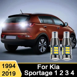 2X For KIA Sportage 1 2 3 4 1994 - 2019 2018 W16W T15 912 921 906 922 LED Car Reverse Light Bulbs Canbus Backup Lamp Accessories