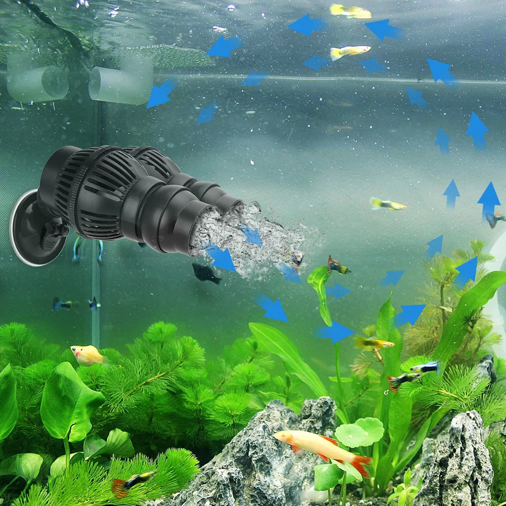 Ultra-Quiet 220V Wave Maker Wavemaker Water Pump for Aquarium Fish Tank aquarium pump 6W 12W 24W flow pump surf pump