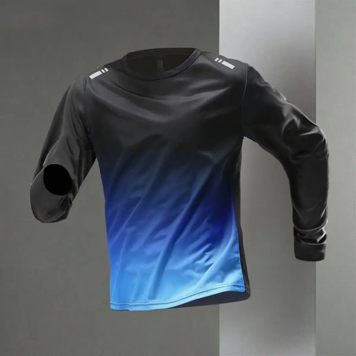 Langärmliges Herren-T-Shirt, Sportoberteil für den Frühling, neuer Stil für Laufen, Fitnesstraining, Outdoor-Wanderkleidung für Frühling und – Detail 5