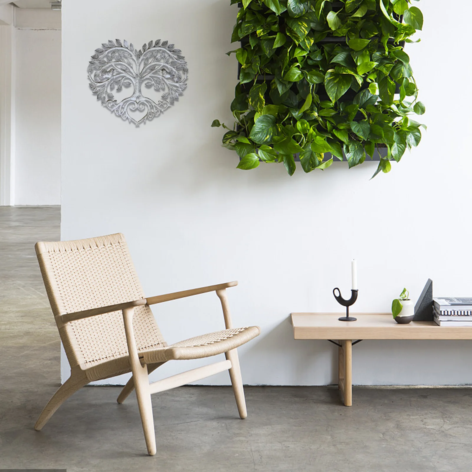 

Metal Wall Art Iron Wall Decor For Home Living Room Bedroom Office Garden Hallway Hotel Restaurant Hanging Ornament