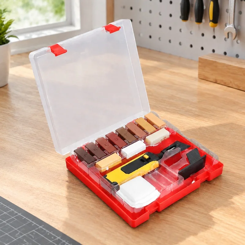 Ultimate Repair Kit for Laminate Floors, Wood Furniture, Cabinets - Scratch Restoration Tools