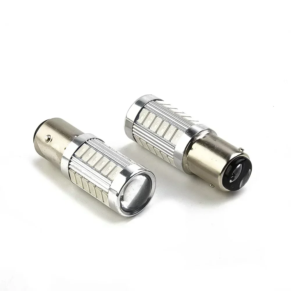 2pcs Car Stop Tail Brake LED Bulbs Light Red 5W 1157 P21/5W 380 BAY15D 33 12V 6000K Lighting & Lamps Car Accessories