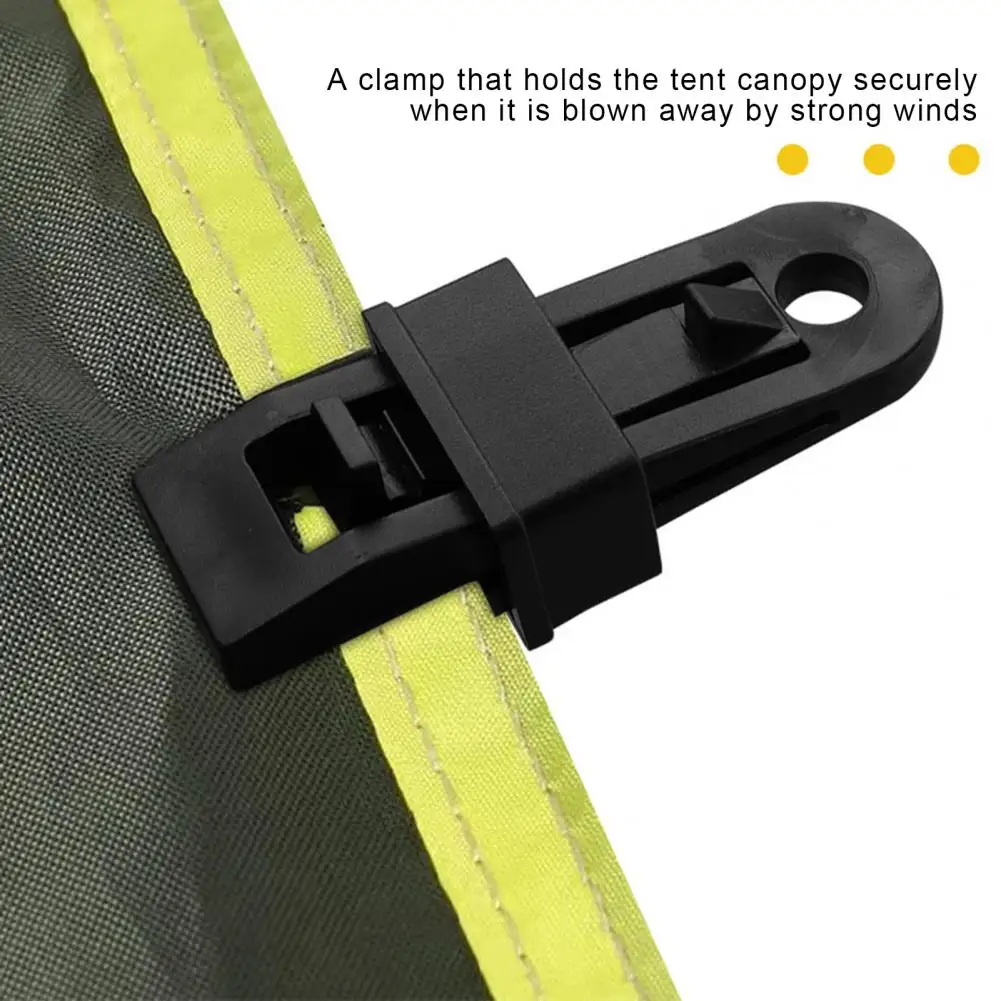 Caravan Clips Tent Clips Heavy Duty Tarp Clips for Outdoor Camping Cover 10 Pack Lock Grip Clamps Lightweight Portable Awnings