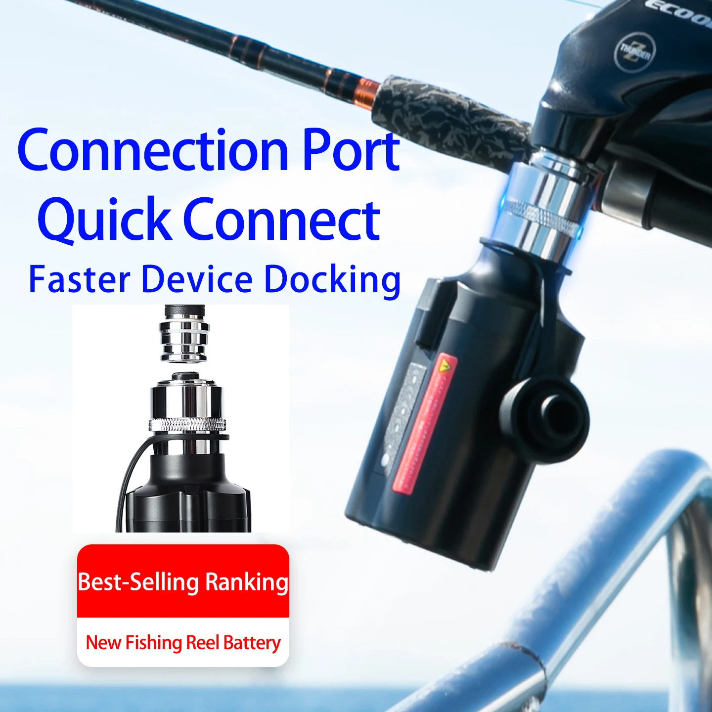 

5000mAh (Quick Installation version) Electric Reel Battery For SHIMANO DAIWA ECOODA Wheel 3500mAh Sea Fishing Lithium Battery