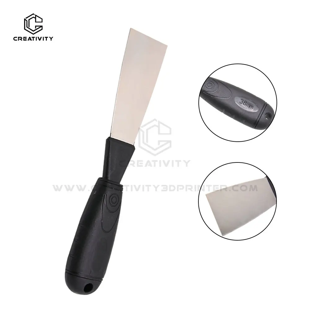 3D Printer Hot Bed Removal Tool Stainless Steel Spatula For Ender 3/CR10 3D Printer Model Removal Tool