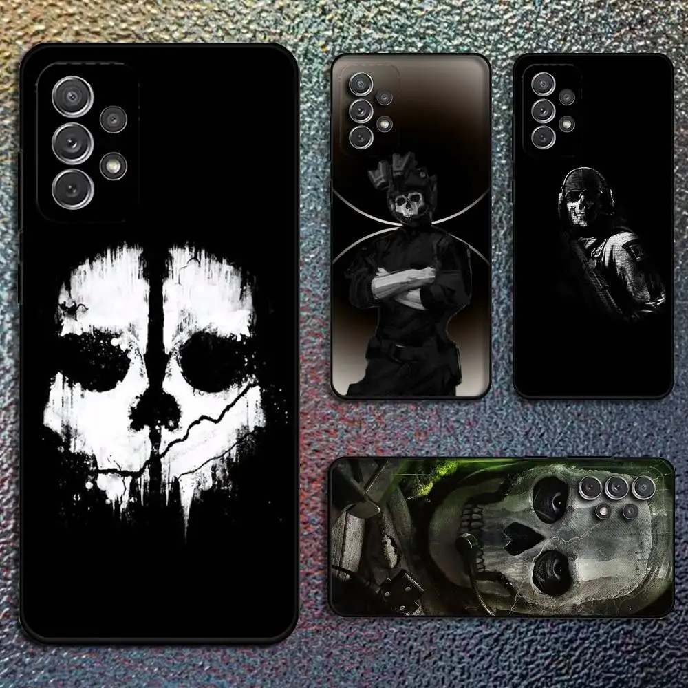 

Simon Riley Ghost Phone Case For Samsung S25,S24,S21,S22,S23,S30,Ultra,S20,Plus,Fe,Lite,Note,10,9,5G Black Cover