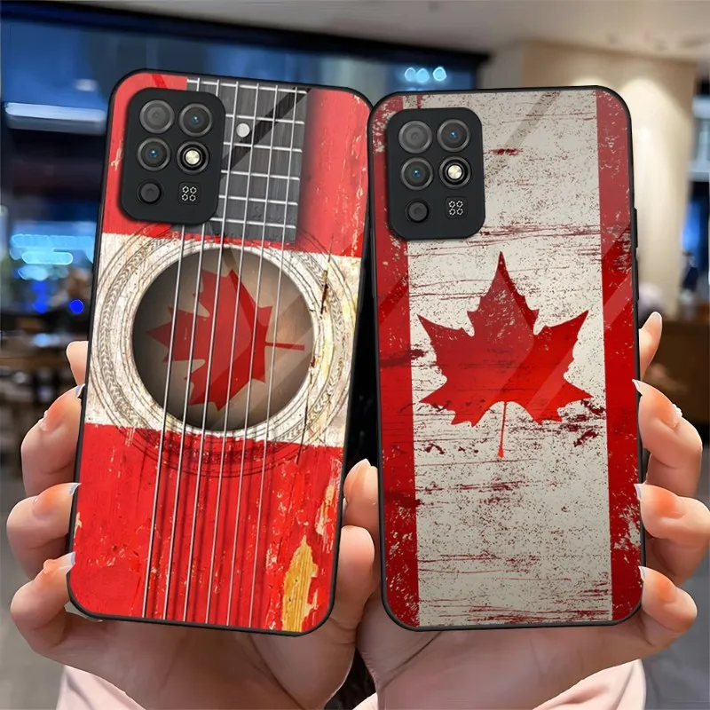 Canadian Flag Phone Case 2023 NEW Glass For Huawei P30 P40 P50 P20 ProPlus Lite Mate 40Pro 30 20 Nove 9 8 7 Pro Cover