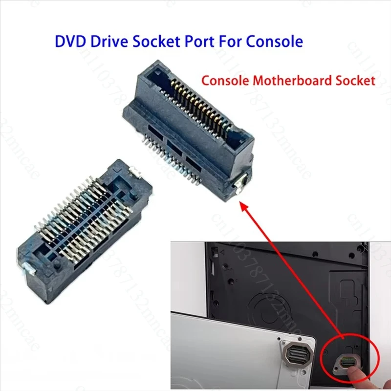 B24B DVD Drive Socket Port For PS5 Slim Console Motherboard For PS5 Slim Host Interface Slot Port Repair Replacement Parts
