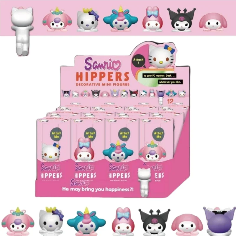 Caja ciega de la serie Sonny Angel Sanrio Hippers Kawaii Hello Kitty Kuromi My Melody figura de Anime caja misteriosa regalo sorpresa de Navidad