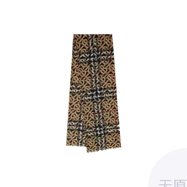 Bufandas de Lana Tejida Burberry Unisex 80333301