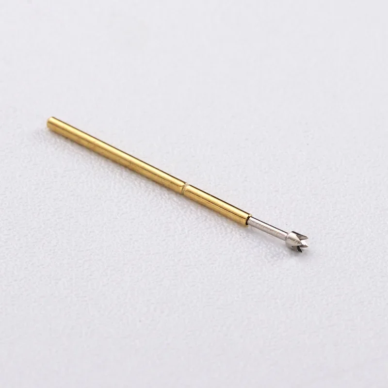 100PCS/bag P50-Q2 Four Claw Plum Blossom Head Spring Test Probe Outer Diameter 0.68mm Length 16.55mm PCB Pogo Pin