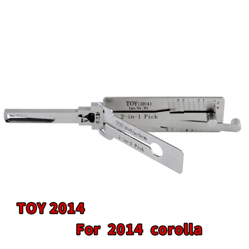 LISHI 2-in-1-Decoder für Volkswagen, Audi, Mercedes-Benz, Skoda, Porsche, Ford, Chevy, Buick, Hyundai, Toyota, BMW Schlosswerkzeug