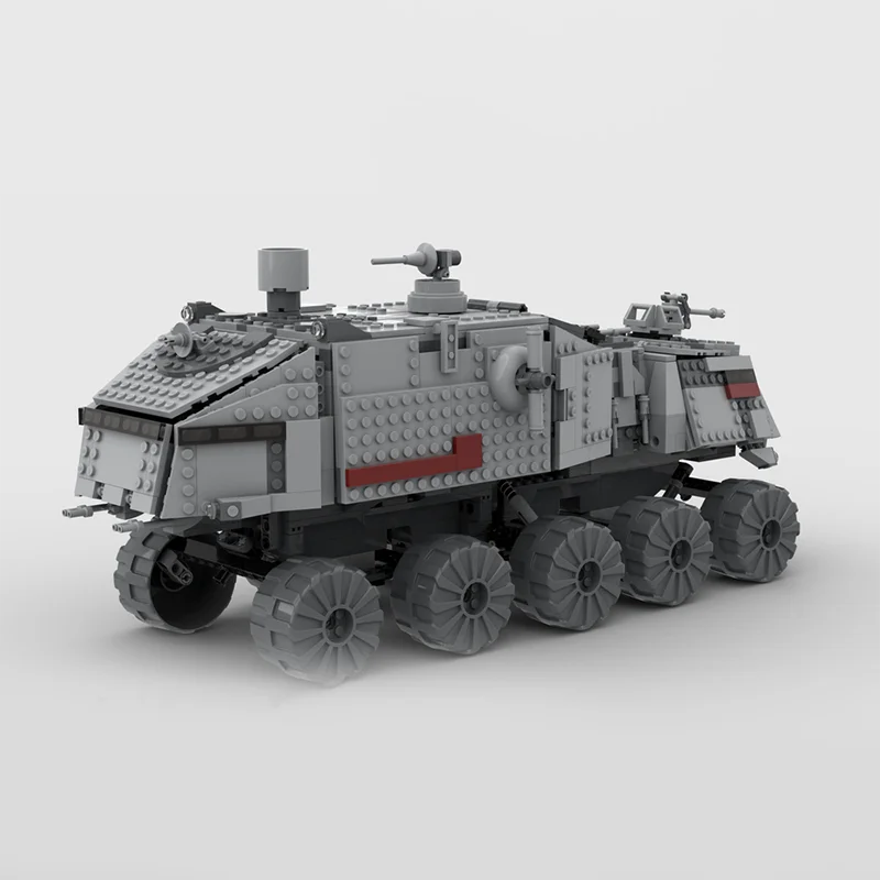 949pcs MOC Budget But Big Turbo Tank Havw A6 Juggernaut Space Battle Galaxy SciFi Model Building Blocks Castle Street Toy Gift view 3
