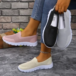 Women Sneakers New Summer Lightweight Shoes for Women Casual Flat Sneakers Plus Size Loafers Anti Slip Tennis Sneakers Women