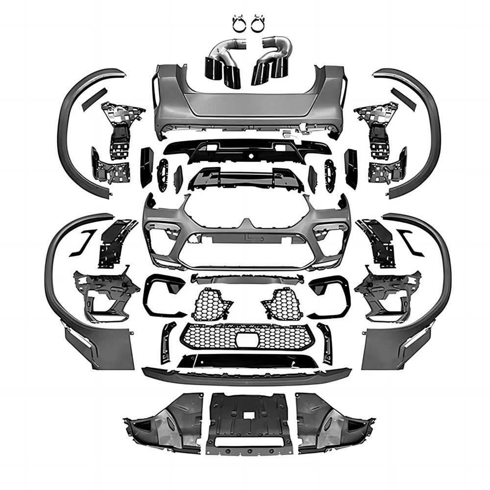 

Full Body Kit For BMW E16 X6 20-23 Change to F96 X6M Style Front Rear Bumper Side Skirts Fender Flares