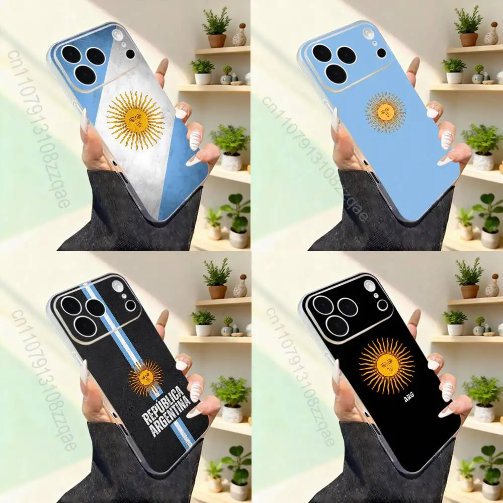 

Argentine Flag Map Phone Case For iPhone 17,16,15,14,13,12,11,Pro,Max,Plus,Mini,SE4,E Magnetic For Magsafe Wireless