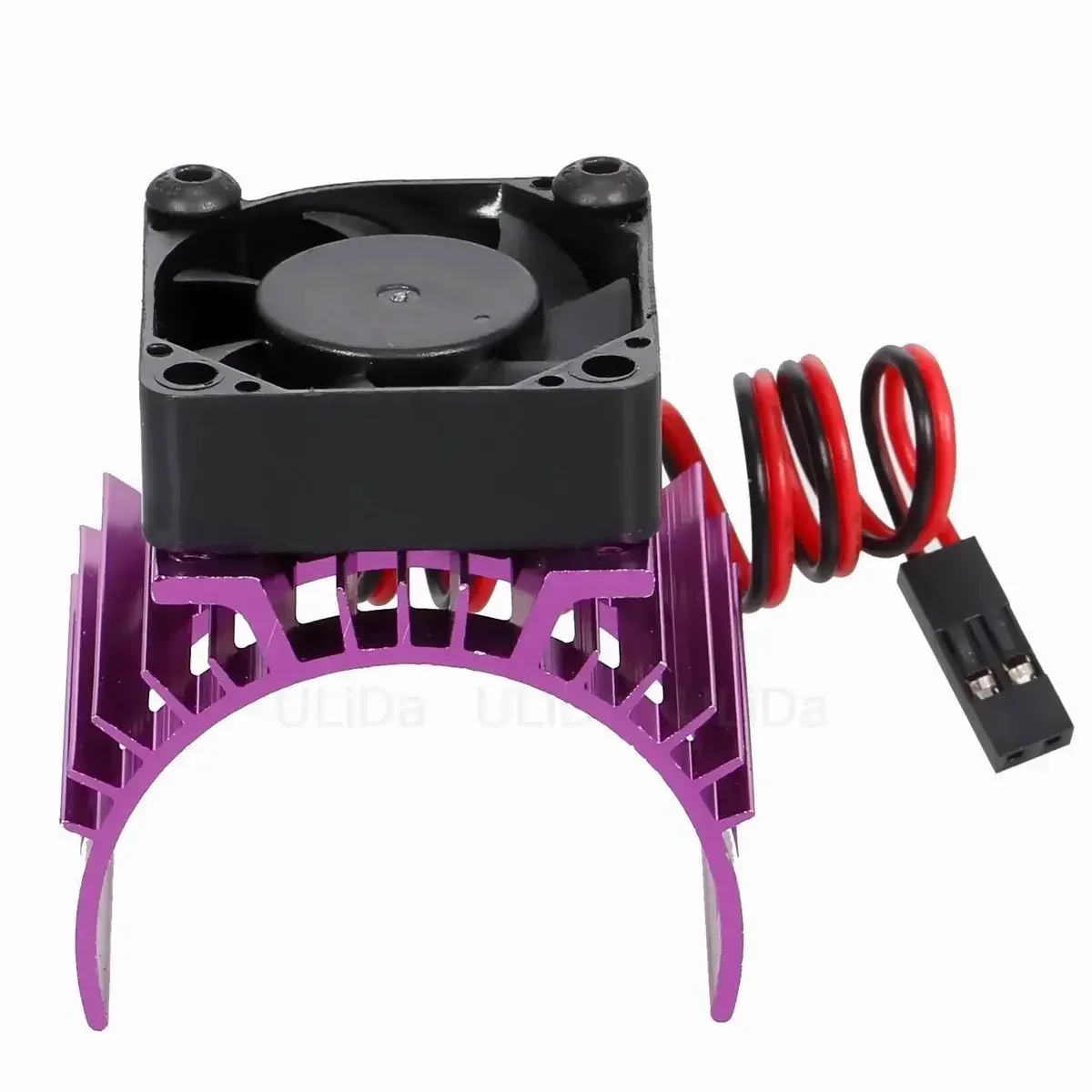 540 545 550 Motor Aluminum Alloy Heatsink + Fan Cooling Head Vent 6v for 1/8 1/10 RC Car Boat HSP HPI Wltoys Part