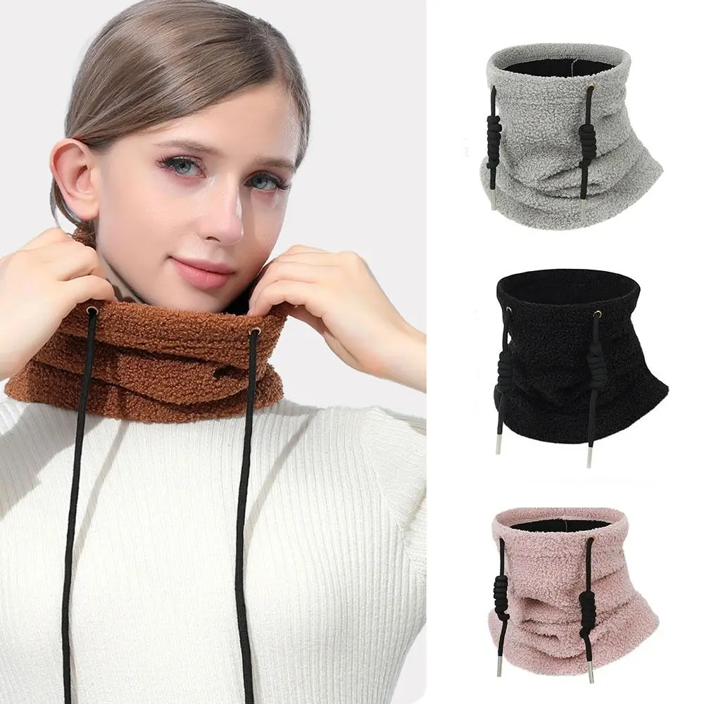 Neck Protector Winter Camping Warm Neck Headwear Face Mask Windproof Neck Cover Solid color Cold-proof Ski Scarf Fishing