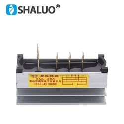 Three phase SQL20A 20amp generator rectifier Aluminum Heatsink Diode Bridge Rectifier kit for generator 20A Iron Pin power diode