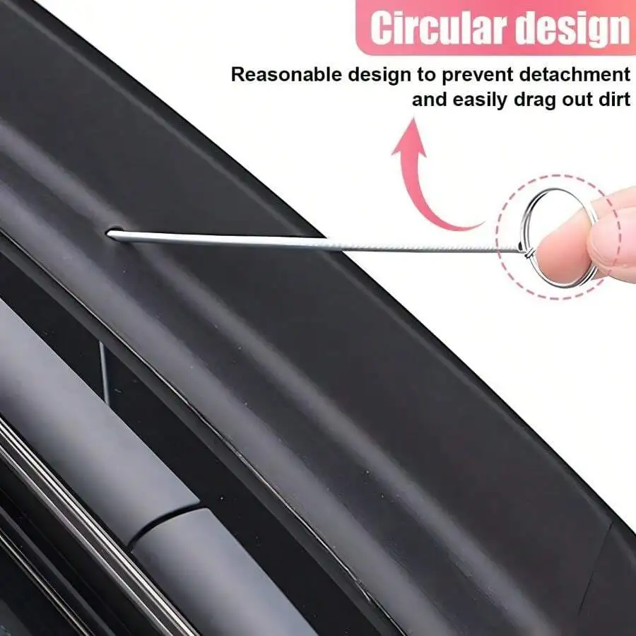 

Car Sunroof Drain Cleaning Tool 61 Inch Flexible Slim Tube Brush For Windshield Wiper Drain Hole