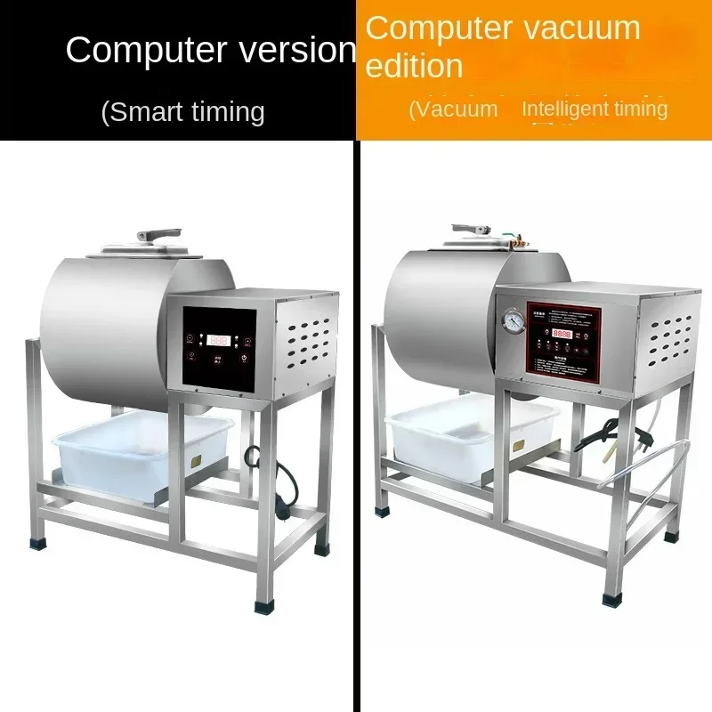 Máquina De Amassar Rolo De Vácuo Pequeno, Máquina De Carne Cura Comercial, Misturador De Frango Frito, Asas De Frango De Legumes Em Conserva