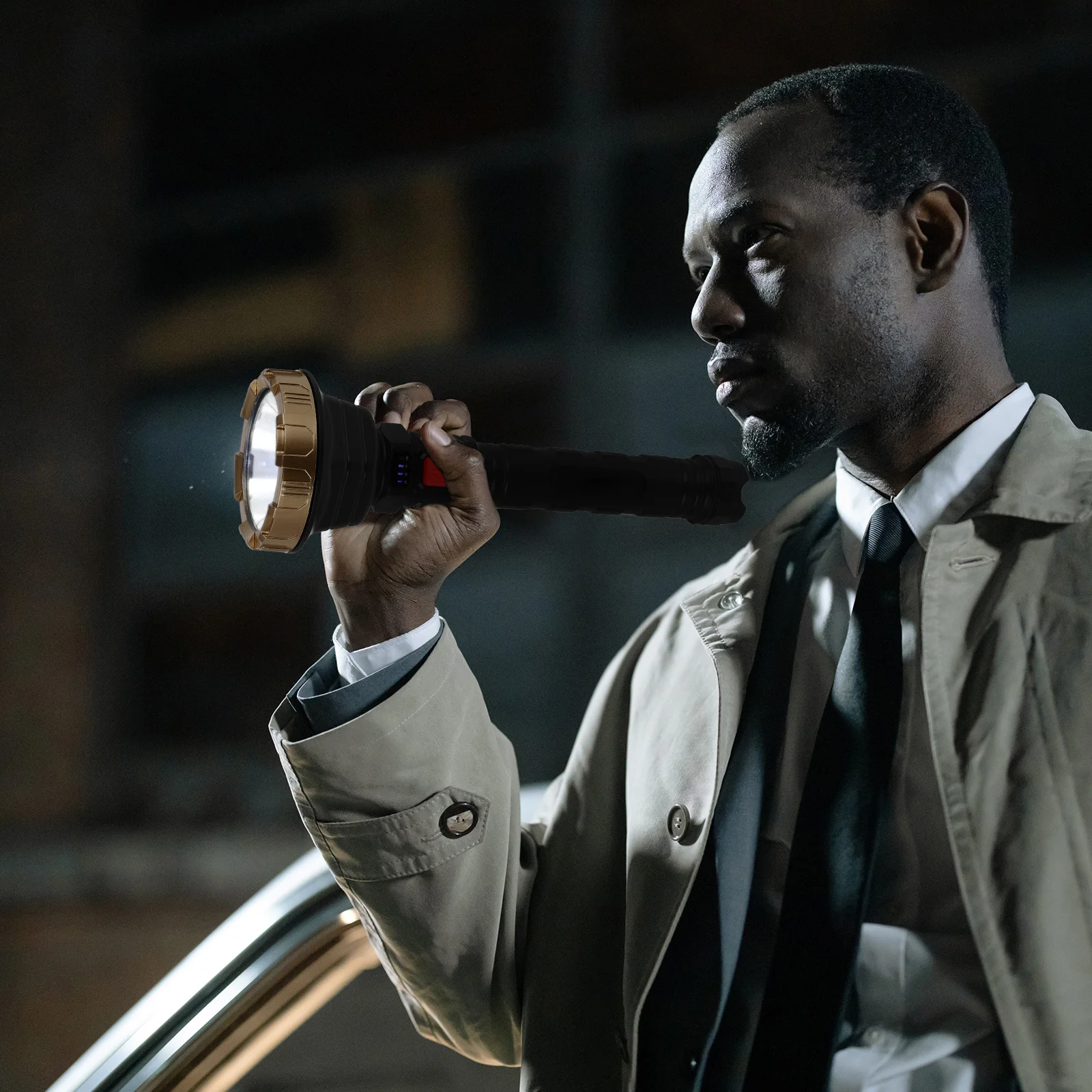 

1Set Outdoor Flashlight Zoom Function Super Bright Long Range Lightweight Waterproof Camping Flashlight for Hiking Survival Gear